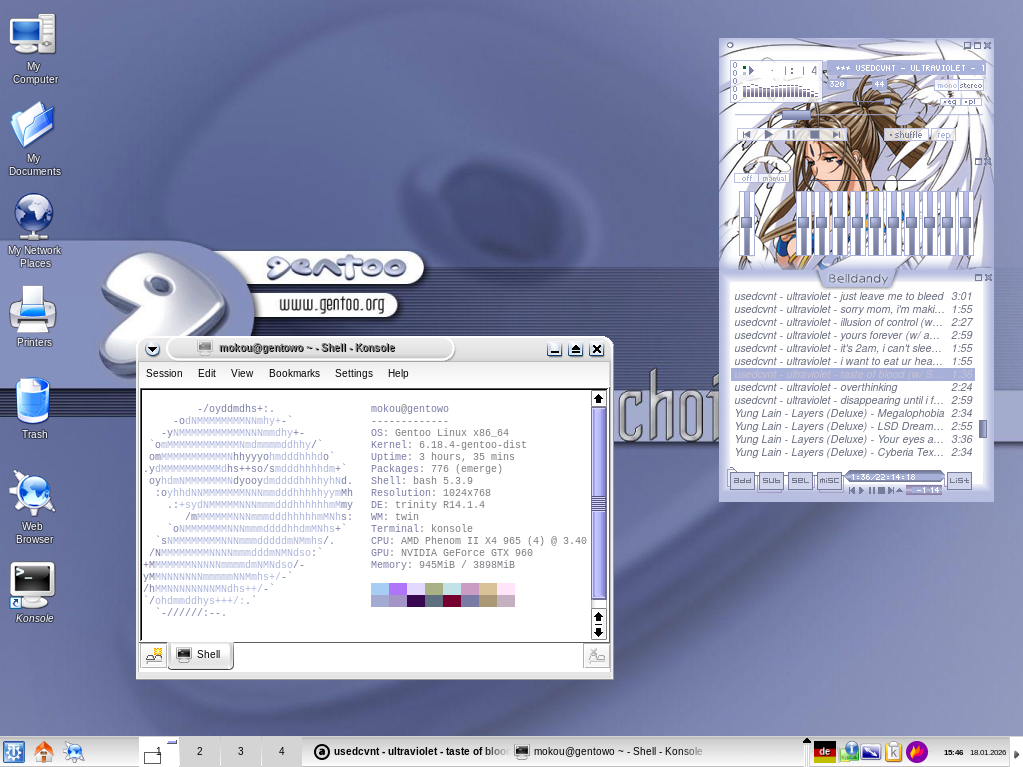 Retro PC with gentoo