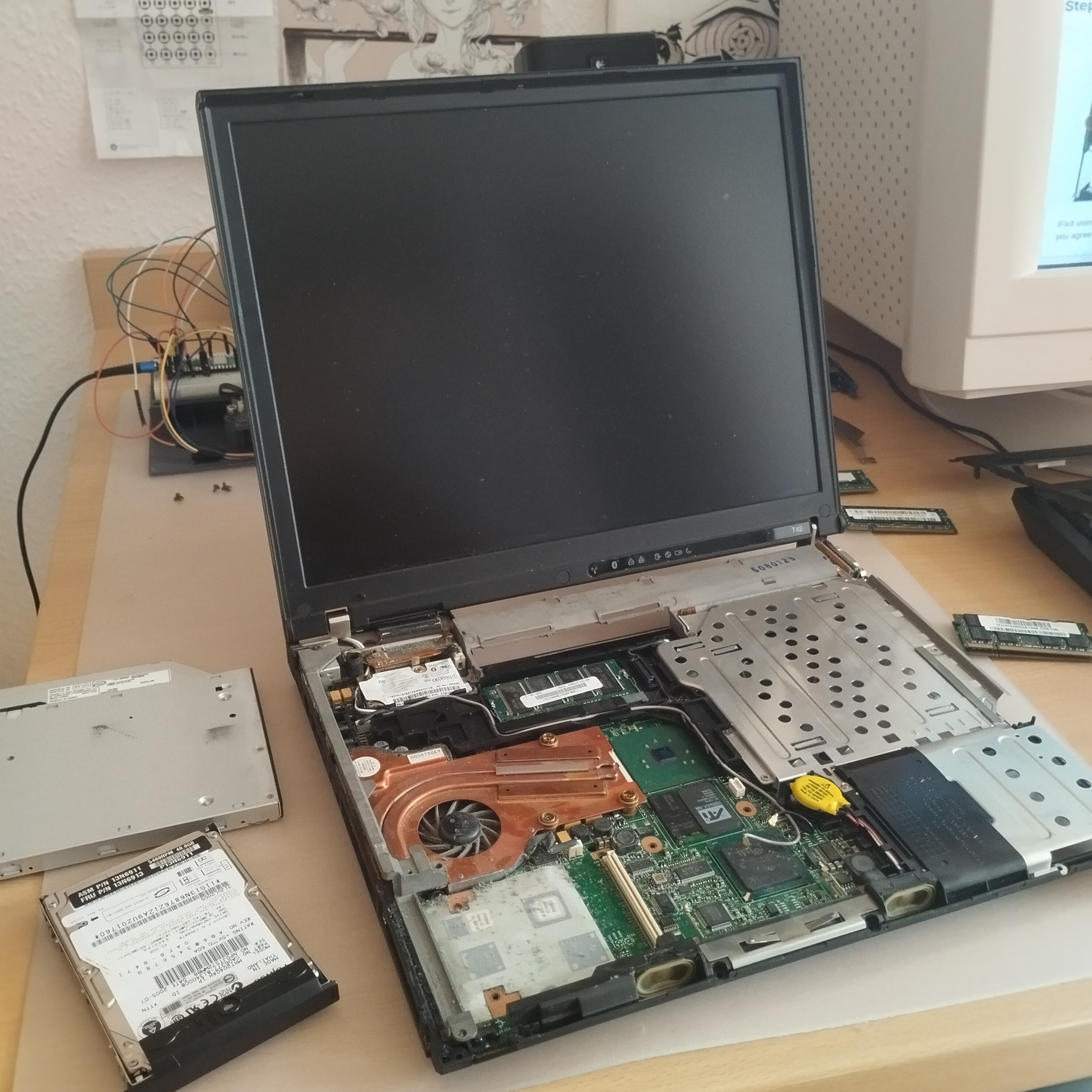 Thinkpad before cleanup