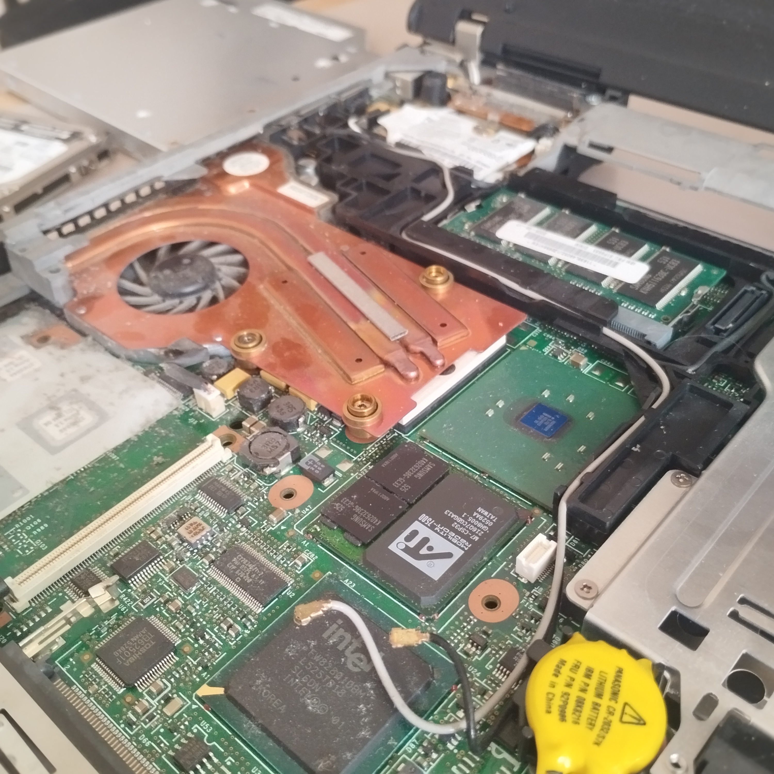 Thinkpad before cleanup